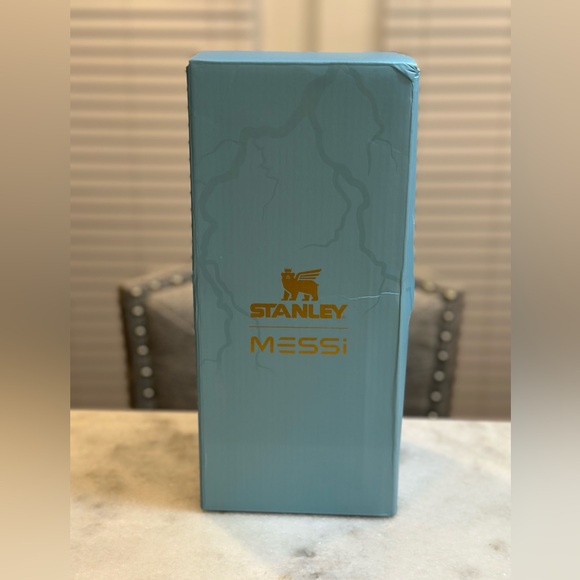 The Messi x Stanley Blue Unique Design Quencher ProTour Flip Straw Tumbler, 40oz - Picture 7 of 13
